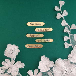 Złote napisy do serii "LADY BOSS" MG16