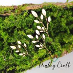 Tekturka Liście Z37 z grawerem 3 szt.