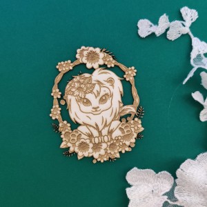 Tekturka Lew grawerowany 