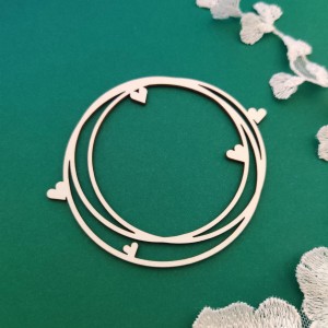 Tekturka RAMKA z sercami