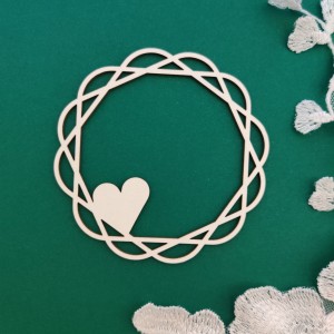 Tekturka RAMKA z sercami 