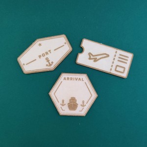 Zestaw znaczków 3 szt  