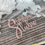 Napis W DNIU ŚLUBU różowe złoto  pleksi PL225