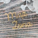 Napisy MĄŻ / ŻONA złoto  pleksi PL227