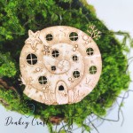 Tekturka Domek Syrenki 20 / mermaid's house 20 z grawerem