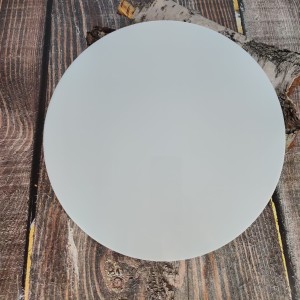 Baza z białej pleksi KOŁO