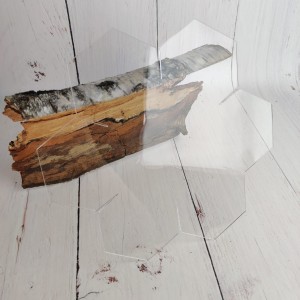 Baza z przeźroczystej pleksi PLASTER MIODU