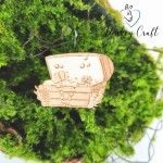 Tekturka Skrzynia Skarbów 27 / treasure chest 27 z grawerem