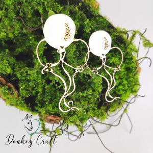 Tekturka Balony Urodzinowe K01 2 szt.