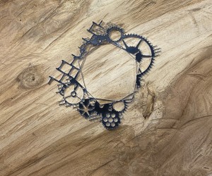 Tło z laminatu steampunk 