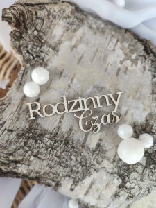 Napis RODZINNY CZAS tekturka