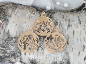 Bombki pleksi złota 3 szt (1)