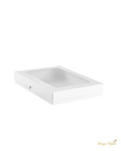 PUDEŁKO Z OKIENKIEM, WYSOKIE A5 - BIAŁE