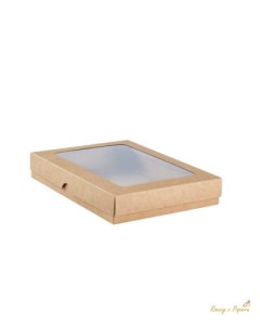 PUDEŁKO Z OKIENKIEM, WYSOKIE A5 - KRAFT