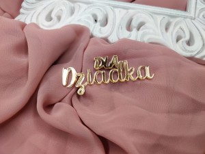 Napis DLA DZIADKA złota pleksi