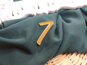 Cyfra 7 złota pleksi PL436