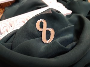 Cyfra 8 srebrna pleksi PL448