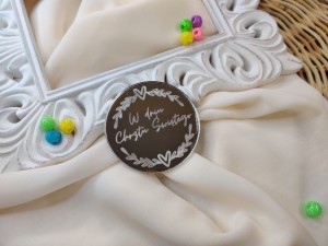 W DNIU CHRZTU ŚWIĘTEGO grawer srebrna pleksi  SD139