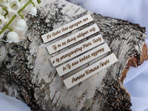 Zestaw napisów 13 Grawer  tekturka PK72