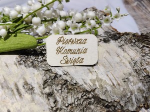 Pierwsza Komunia Grawer  tekturka PK87