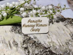 Pamiątka Pierwszej Komunii Grawer  tekturka PK88
