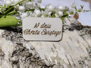 W dniu Chrztu Świętego Grawer  tekturka PK93