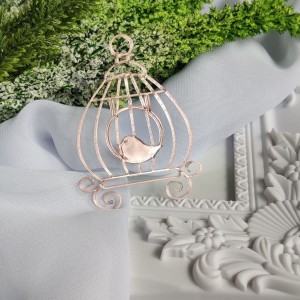 Domek dla ptaków 3 ażur RÓŻOWE LUSTRO pleksi SL14