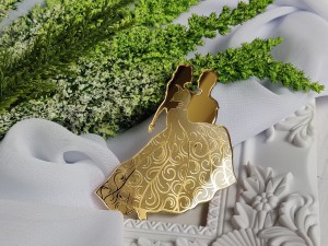 Para młoda 2 grawer ZŁOTA pleksi SL32