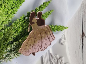 Para młoda 2 grawer RÓŻOWE LUSTRO pleksi SL43