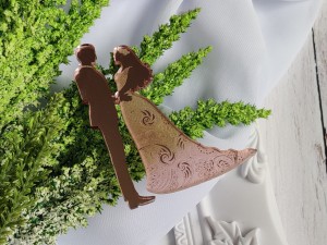 Para młoda 4 grawer RÓŻOWE LUSTRO pleksi SL46