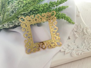 Ramka 6 ZŁOTA pleksi SL75