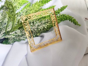 Ramka 8 ZŁOTA pleksi SL99