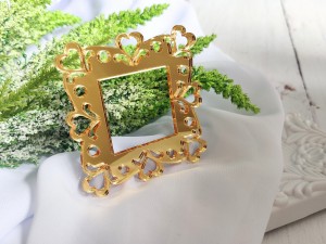 Ramka ZŁOTA pleksi SL100