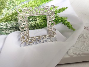 Ramka 6 SREBRNA pleksi SL122