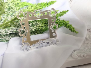 Ramka SREBRNA pleksi SL125