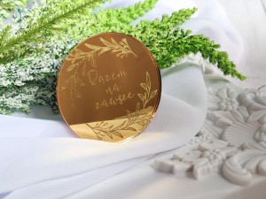 Razem na zawsze grawer ZŁOTA pleksi SL148