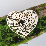 Tekturka serce ażurowe SR03