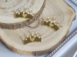 Korona ZŁOTA pleksi zestaw 3 sztuk MM47