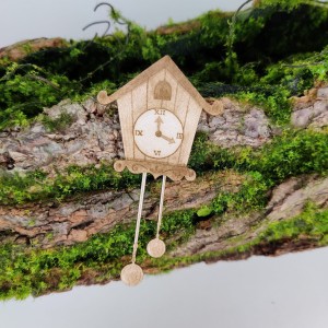 Tekturka zegar z kukułką BD06