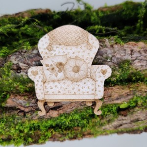 Tekturka Fotel z grawerem BD11