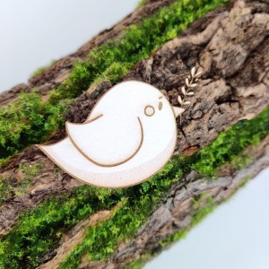 Tekturka Gołąb grawerowany KM07