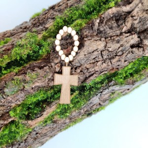 Tekturka Różaniec grawerowana KM08