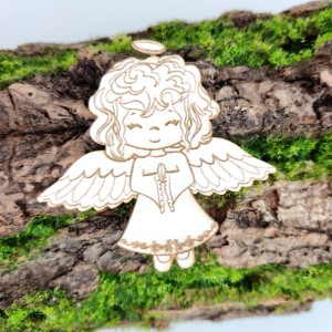 Tekturka Anioł grawer KM22