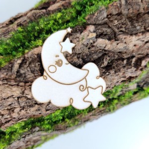 Tekturka Księżyc na chmurce T103