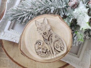 Wilk grawer SREBRNA pleksi ZM14