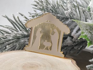 Stajenka grawer ZŁOTA  pleksi ZM33