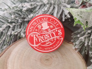 Znaczek Frosty's CZERWONY laminat ZM49