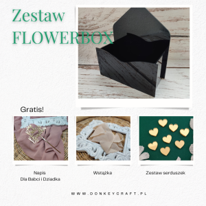 Promocyjny Zestaw FLOWERBOX Dzień Babci i Dzień Dziadka 