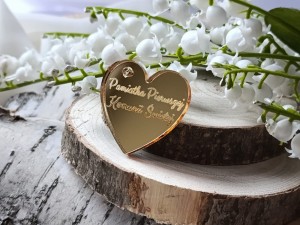 Zawieszka 7 Pamiątka Pierwszej Komunii ZŁOTA pleksi KP61