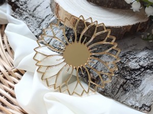 Serwetka 7 ZŁOTA pleksi KP78